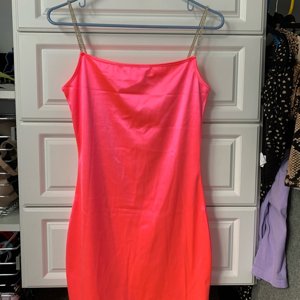 pink fashion nova dress